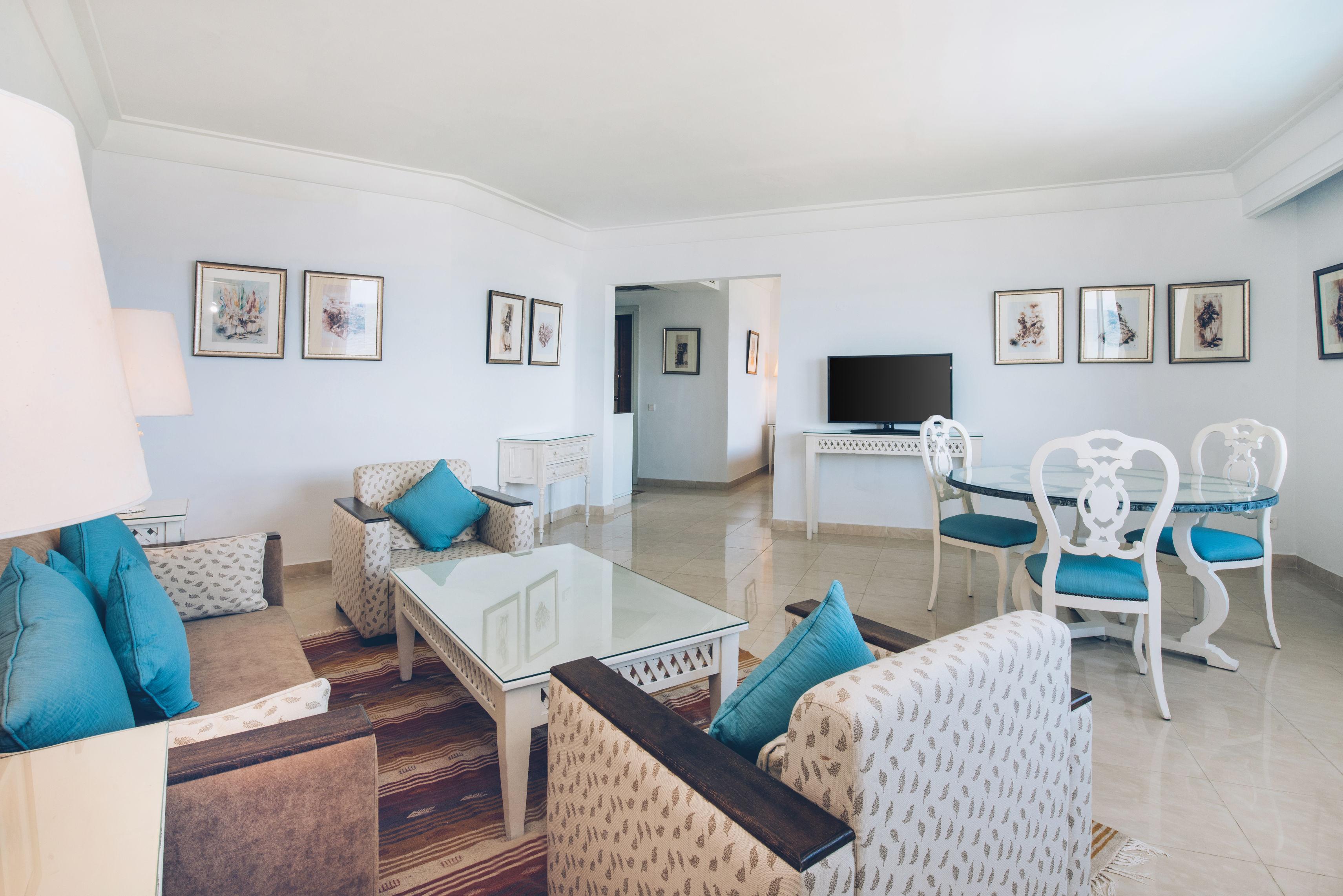 Iberostar Selection Royal El Mansour Hotel Mahdia Exterior foto A living room at the resort